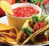 Tacos and Tortilla Chip Plate